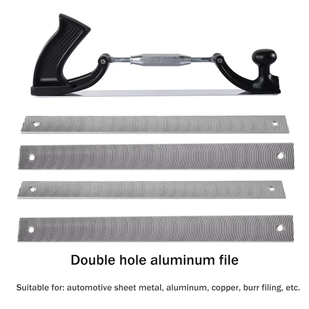 Adjustable Frame Milled Tooth File Holder – Car Body Panel Polishing Tool for Dent Repair, Metal Shaping & Curved Surface Smoothing 1