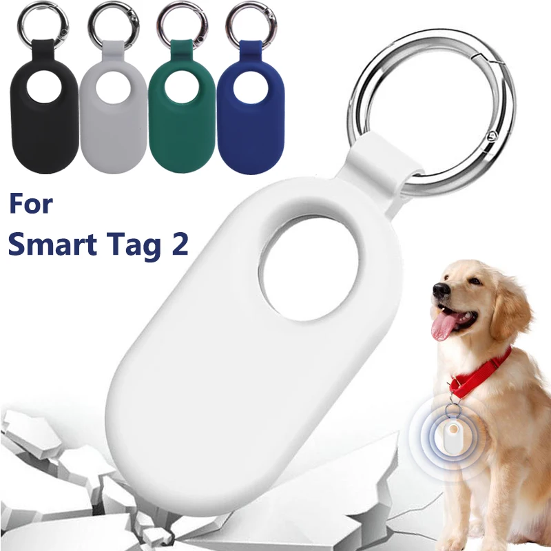 Per Samsung Galaxy Smart Tag 2 Tracker Anti-Smarrimento Custodia Protettiva Portatile Custodia Morbida In Silicone Custodia In Pelle Galaxy Smart Tag 