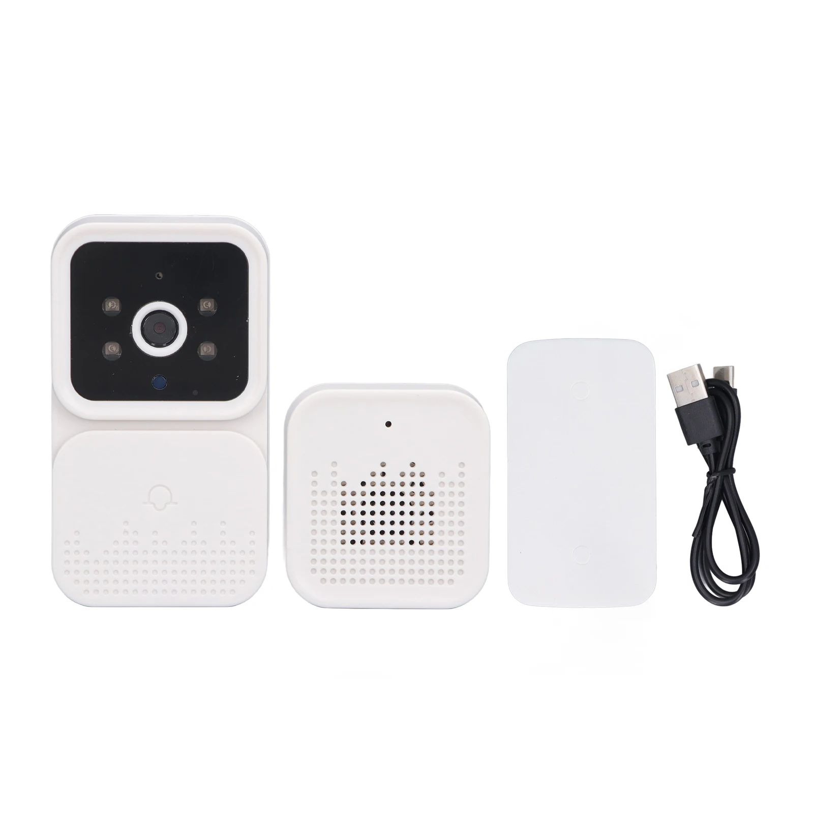 Wireless Video Doorbell Intercom Two Way Intercom Night Vision HD Infrared Wifi Wireless Doorbell Real Time for House Security