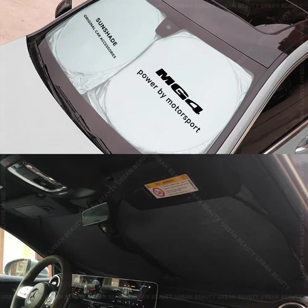 Car Windshield Sunshades Anti UV Protective Cover For MG ZS EV ZR ZX ZT HS GT GS TF Hector Cyberster MG3 MG4 MG5 MG6 MG7 RX5 ES5 windshield sunshade car sunshade windshield sun shade