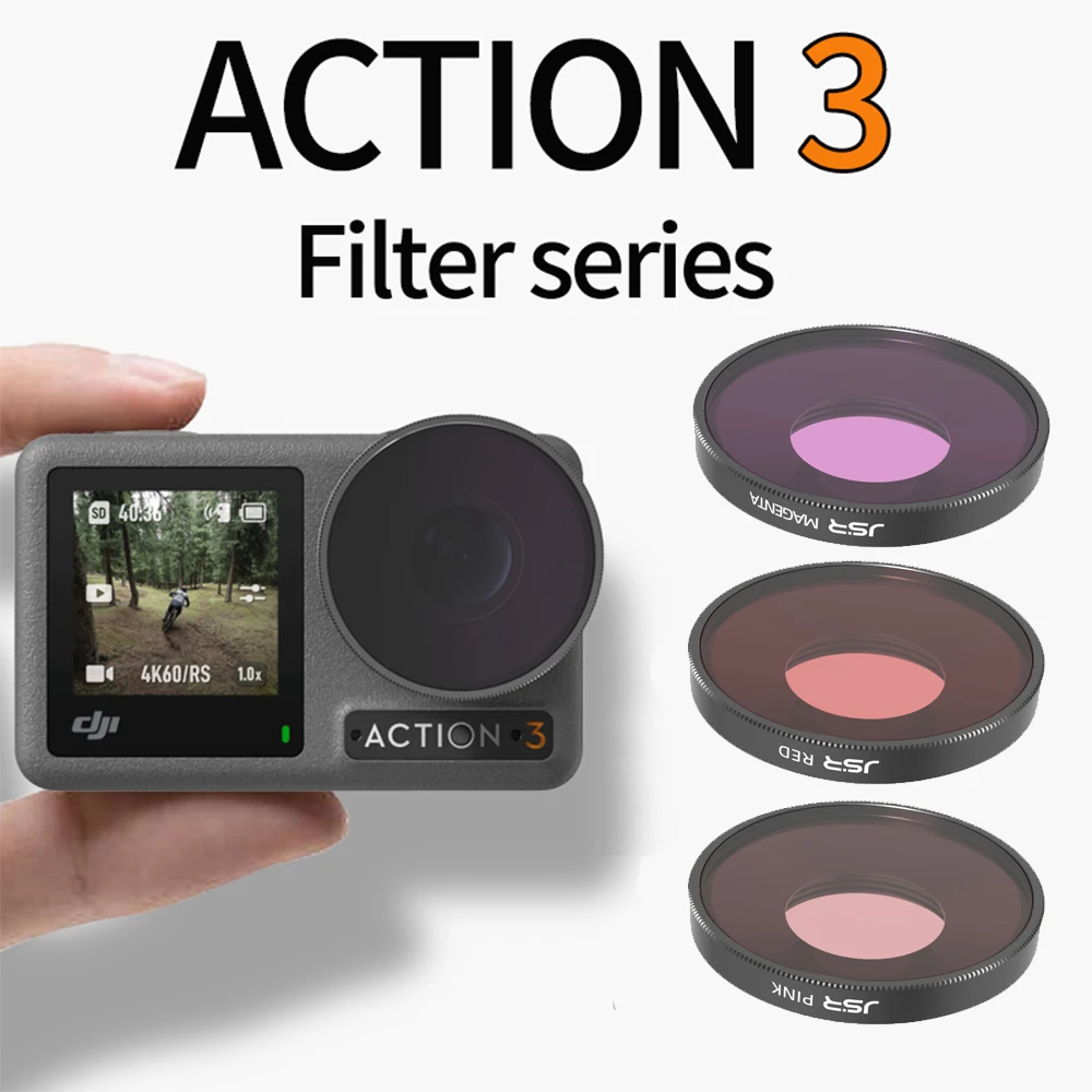 osmo action red filter