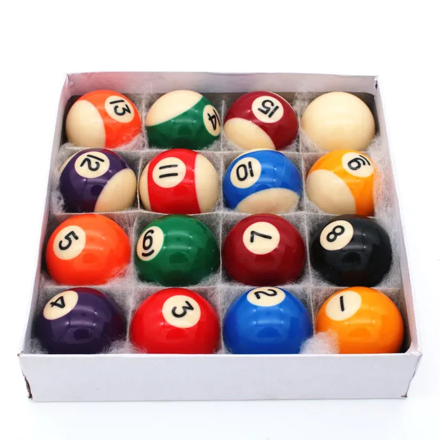 16pcs/box 50.8mm Billiard Pool Ball set 1
