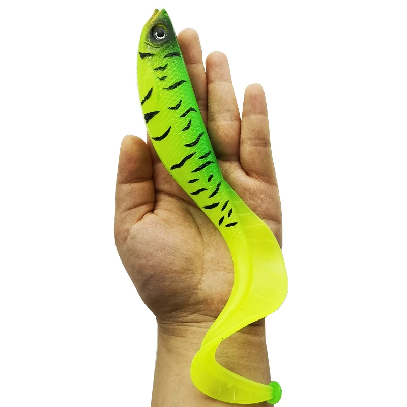 1 Stück Angelköder, weicher Köder, 18,2 cm/7,17 Zoll/64 g, künstlicher Köder, Angelgerät – Detail 6