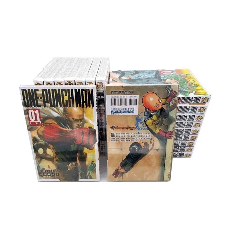 

5 Books/Sets Anime One Punch Man 1-24 Volumes Comic Books Japanese Teens Hot Blood Science Fiction Suspense Comics Chinese
