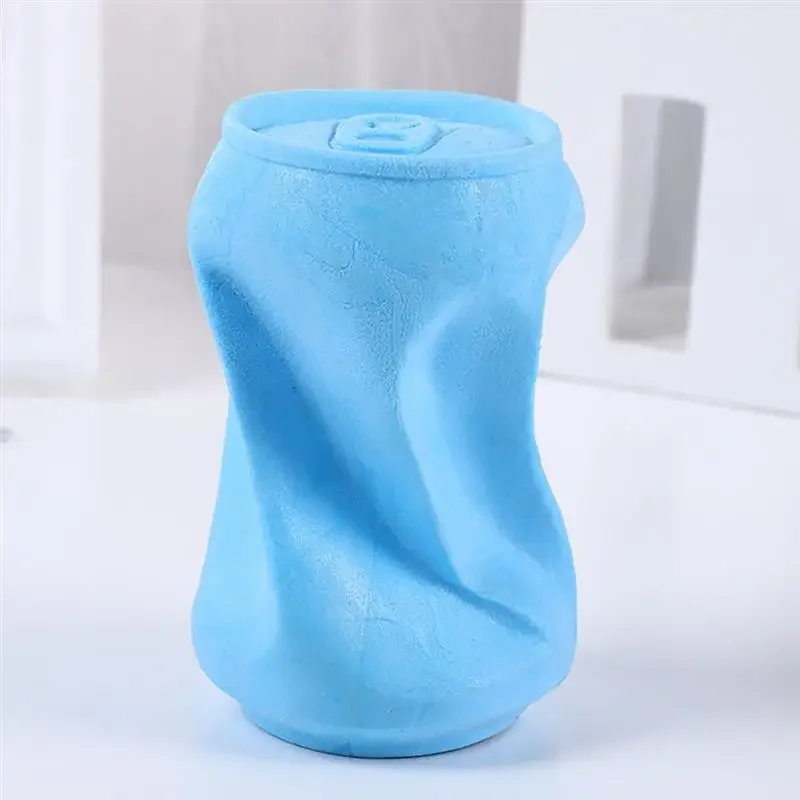 1pc Dog Chew Toy Rubber Can Design Soft Puppy Teething Toy Pet Interactive Toy Dog Molar Toothbrush Toys Chew Cleaning Teeth