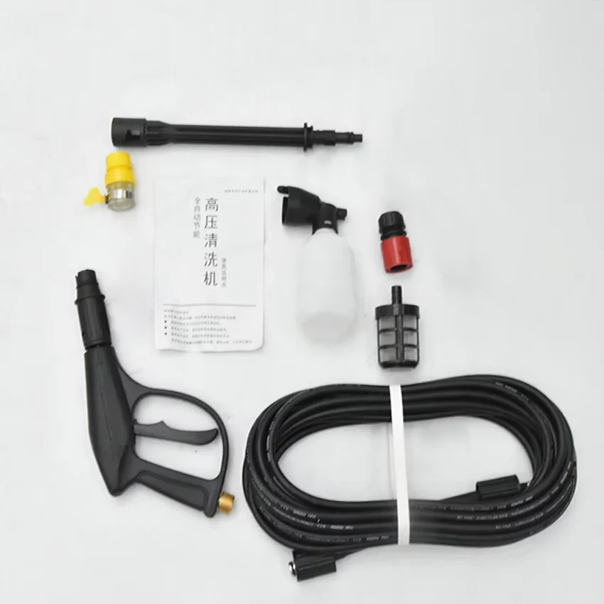 SH-S6 High Pressure Cleaner Portable Household Car Washing Pump 220V High Power Automatic Cleaning Car Washing Machine 2000W 6
