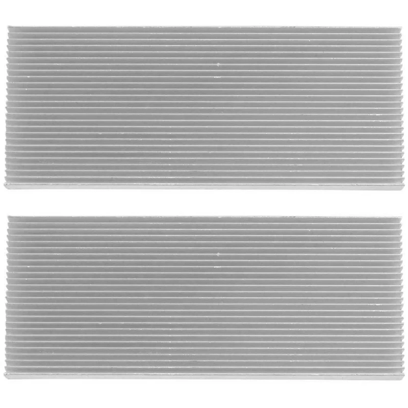 

Hot 2X Aluminum Heat Sink Heatsink For High Power LED Amplifier Transistor 100X41x8mm