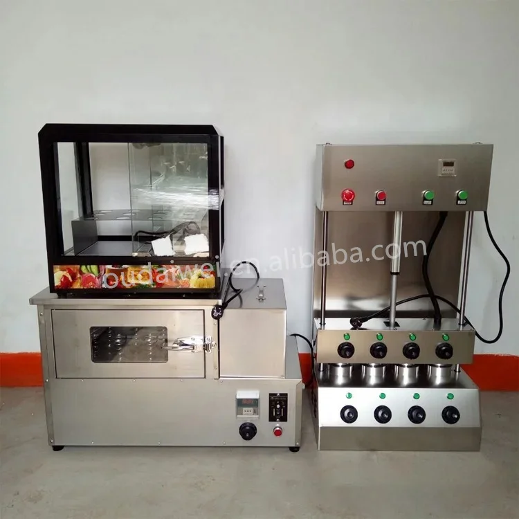 Cone Pizza Making Line Conical Pizza Making Forming Machine Automatic Cone Machine Snack