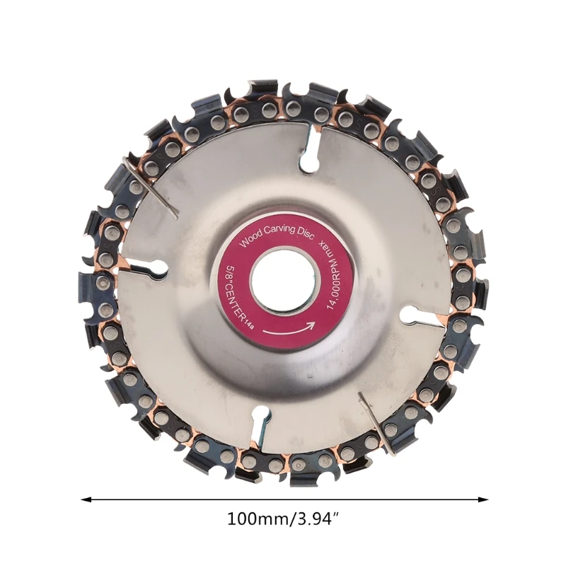 Double-side Chain Saw Disc with Interlocked for Woodworking Circular Saw