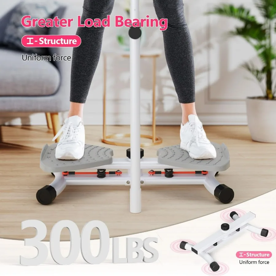 Waist Twisting Machine & Ab Twister Machine - 300 lbs Noiseless Waist Twister Board for Core Exercise, Home Gym Fitness Equipmen
