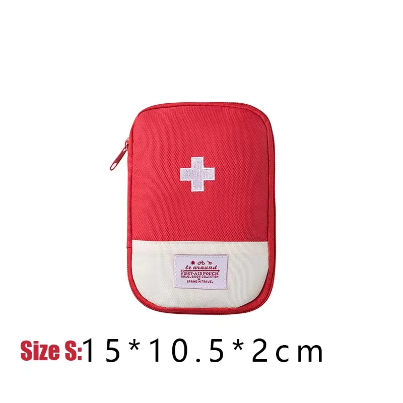 Bolsas portátiles para botiquín de primeros auxilios, bolsa de almacenamiento grande para medicina, bolsa para acampar, emergencia, hogar, viaje al aire libre, organizador con asa