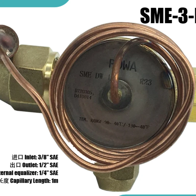 

2HP R23 refrigerant TEV/TXV is special design for cascade freezer equipments and better regulation of refrigerant flow rate