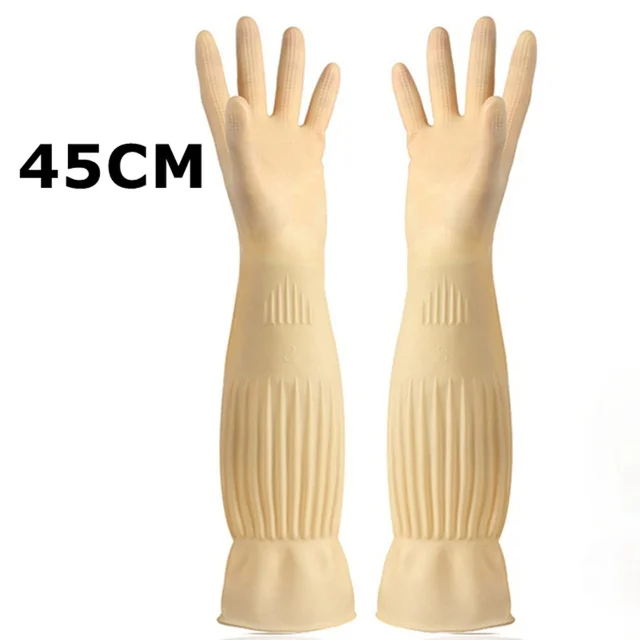 Довгі багаторазові гумові рукавички для миття посуду Нековзкі рукавички для домашнього прибирання Кухня Домашня робота Посуд Автомобілі Садівництво Робочі рукавички