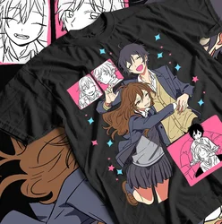 Kawaii Horimiya Japanese Graphic T - Shirt - All Sizes Available - 3XL (White)