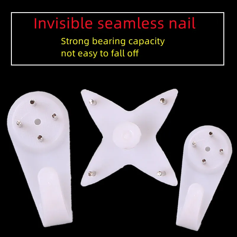

Invisible traceless wall hook photo frame hook hanging object wall installation hook accessories wall mounted hook to hang thing
