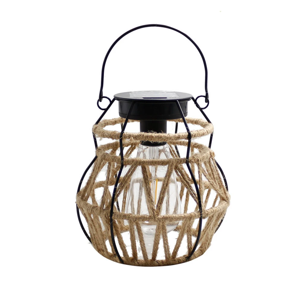 

Solar Edison Bulb Outdoor IP44 Waterproof Tungsten Lamps Vintage Hanging Lantern For Garden Lawn Yard Decoration