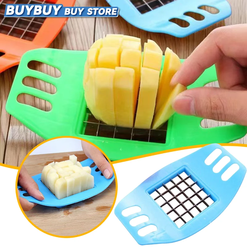 Multifunctional Melon Fruit Quickly Slicer Stainless Steel French Fries Cutter Home Potato Cutter Creative Kitchen Gadgets Home