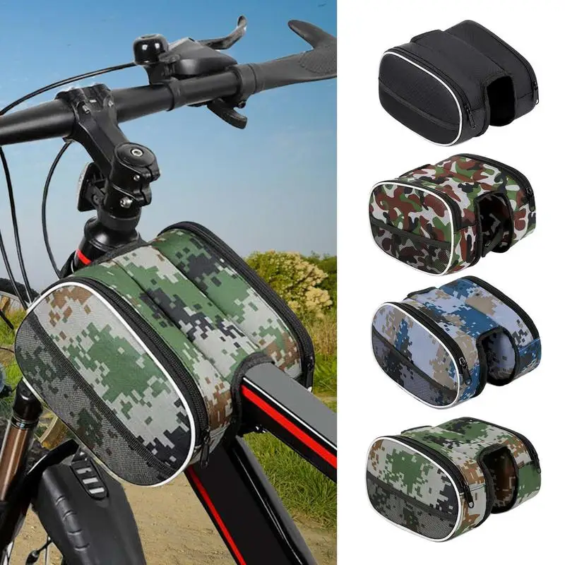 Bike Frame Bag Double Side Cycling Pack WaterResistant High Capacity