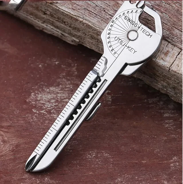8-in-1 Camping Survival Keychain Tool 6