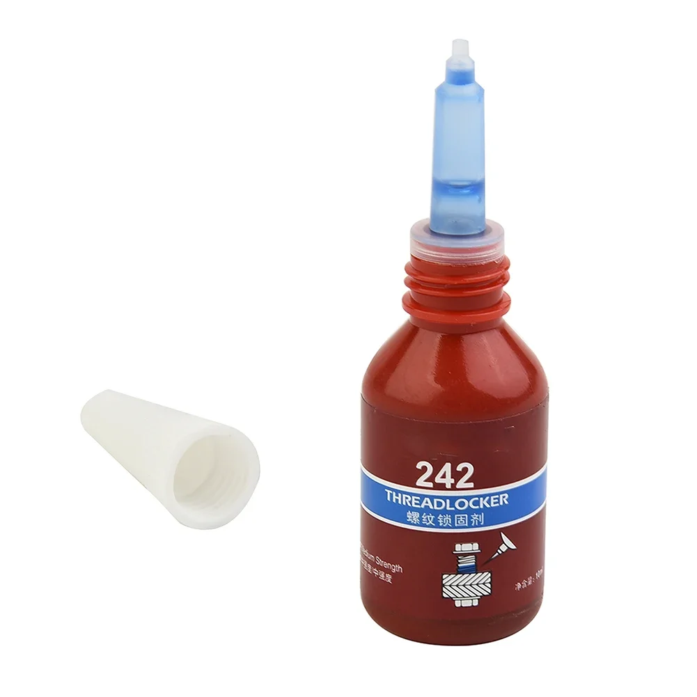 10ml Threadlocker 242 Medium Strength Threadlocker Blue Locktite Anaerobic Adhesive Caulk Adhesives Sealer Hardware threadlocker adhesive