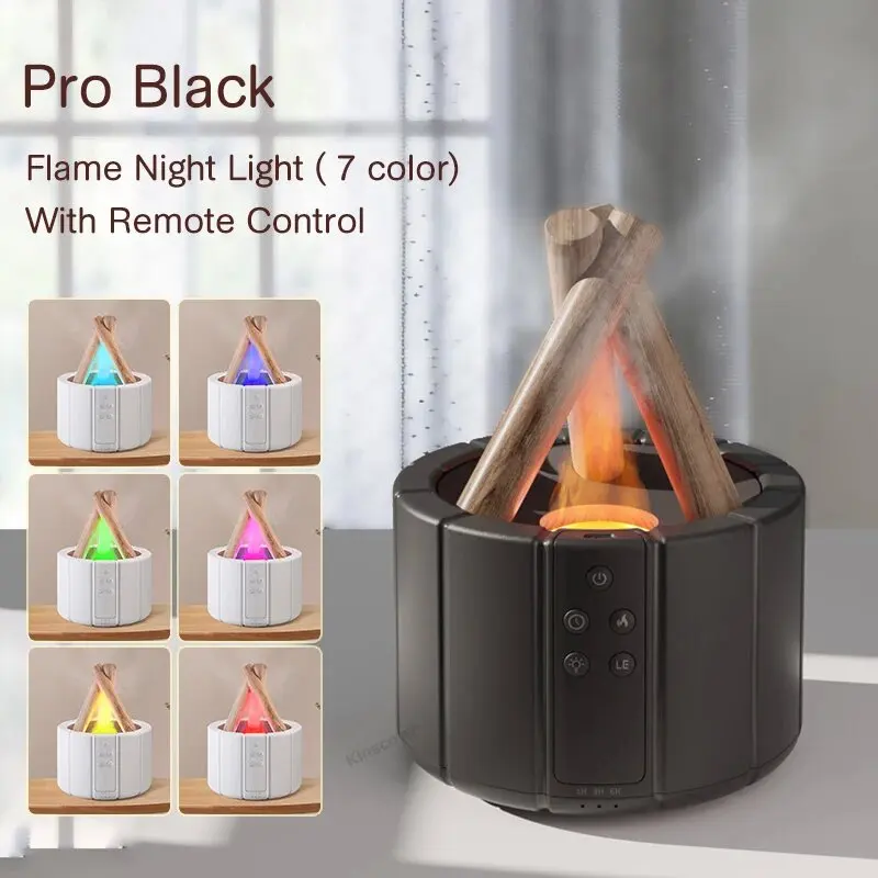 Aromatherapy Machine Simulated campfire aromatherapy machine air humidifier ultrasonic atomizer essential oil diffuser