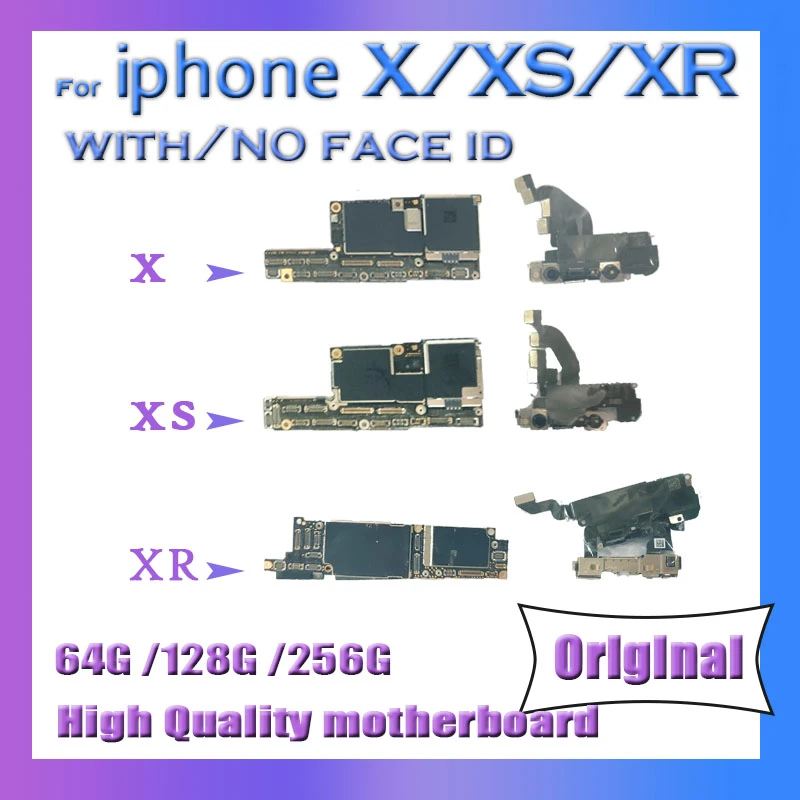 100% Original Support Update Plate For Iphone X Xs Xr Motherboard With Full  Chip Main Logic Board Clean Icloud Iphone X - Motherboards - AliExpress