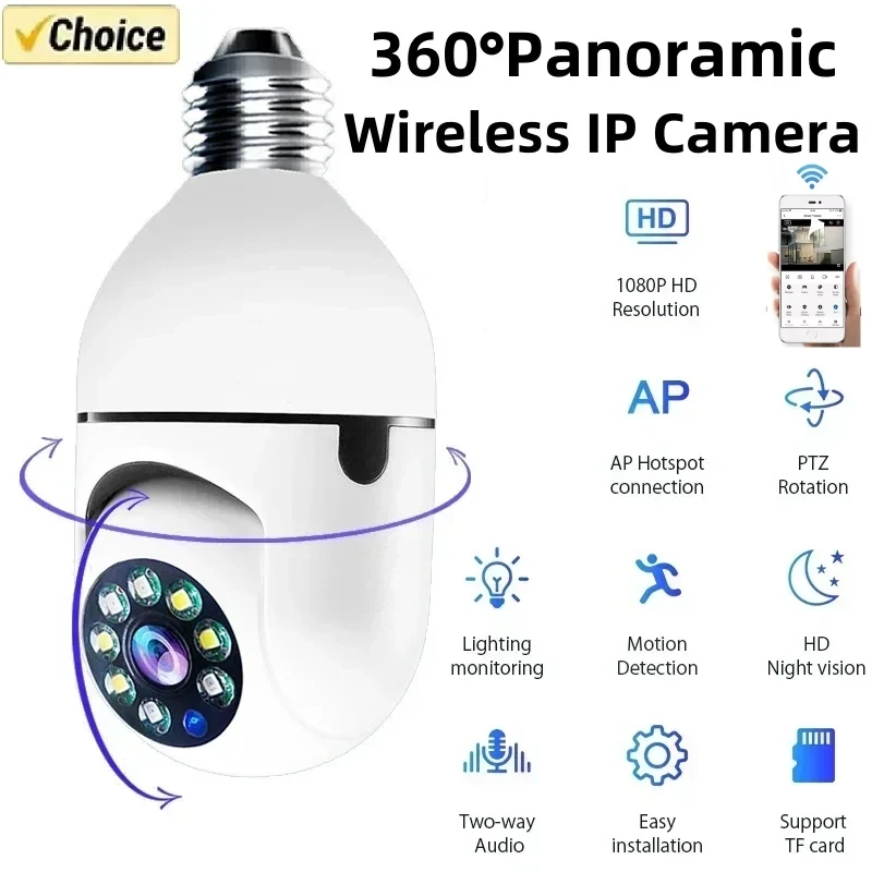 Wifi Surveillance Camera with Night Vision and Rotation