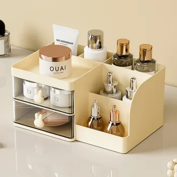 Desktop Storage Box Large Capacity Cosmetic Drawer Organizer Stationery Sorting Box Pen Holder Sundries Storage Container 1