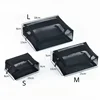 1pcs Transparent Mesh Zipper Cosmetic Bag Women Necessary Organizer Fashion Small Large Black Toiletry Bags Makeup Pouch Case 4