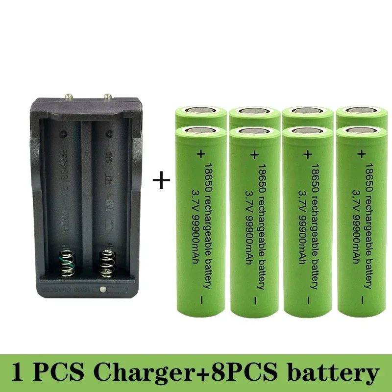 18650 Battery Free Shipping New Bestselling  Li-ion 3.7V 99900mah+Charger RechargeableBattery Suitable Screwdriver Battery