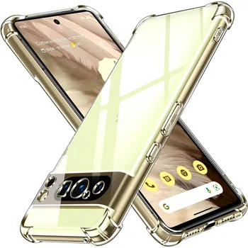 Luxury Clear Phone Case For Google Pixel 8 Pro 7A 8 5G 6 Pro 6A 7 Pro Back Cover