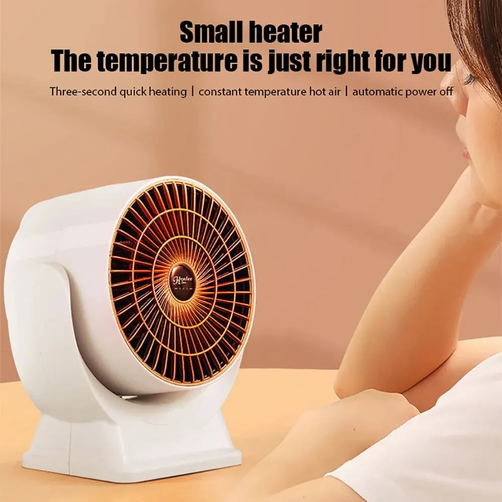 S061d3c7a684f4fb680351fabee887623W Portable Electric Heater Low Noise Air Heater Fast Heating Mini Desktop Fan Heater Winter Heating Warmer for Home Office Room Mallzona
