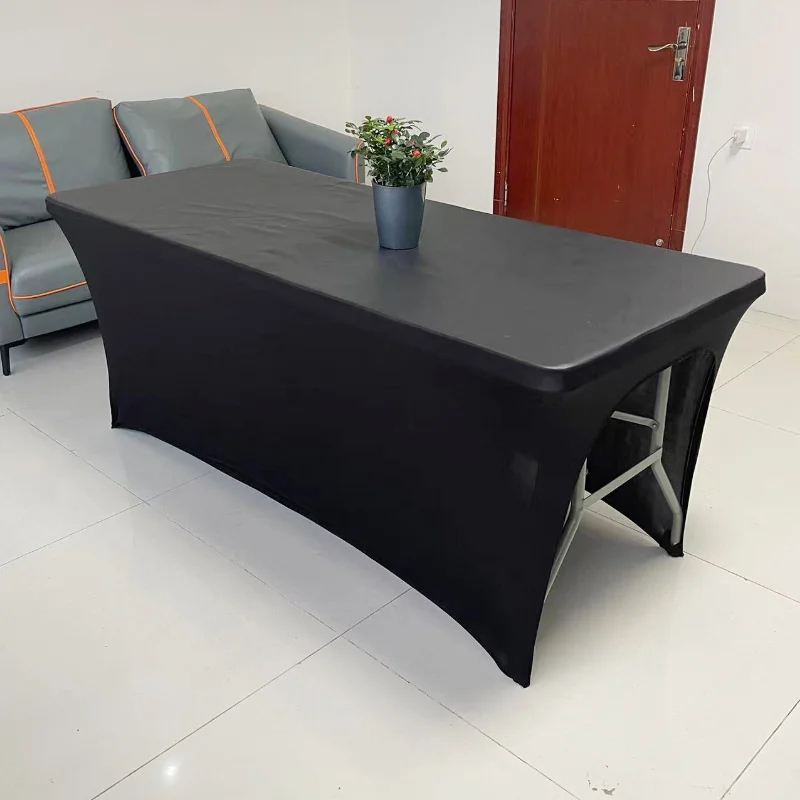 

PU Waterproof Beauty Salon Massage Elastic Bed Cover High Stretch Wedding Hotel Birthday Table Cover Buffet Cloth Tablecloth