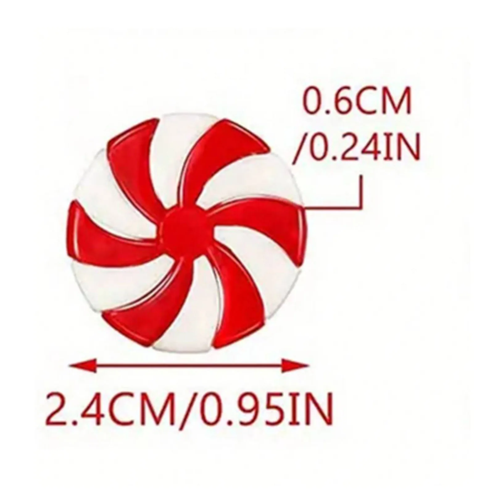 50PCS Xmas Candy Decoration Cute Exquisite Plastic Candy Hanging Ornament for Tree Window Decor Xmas Candy Hanging Decoration