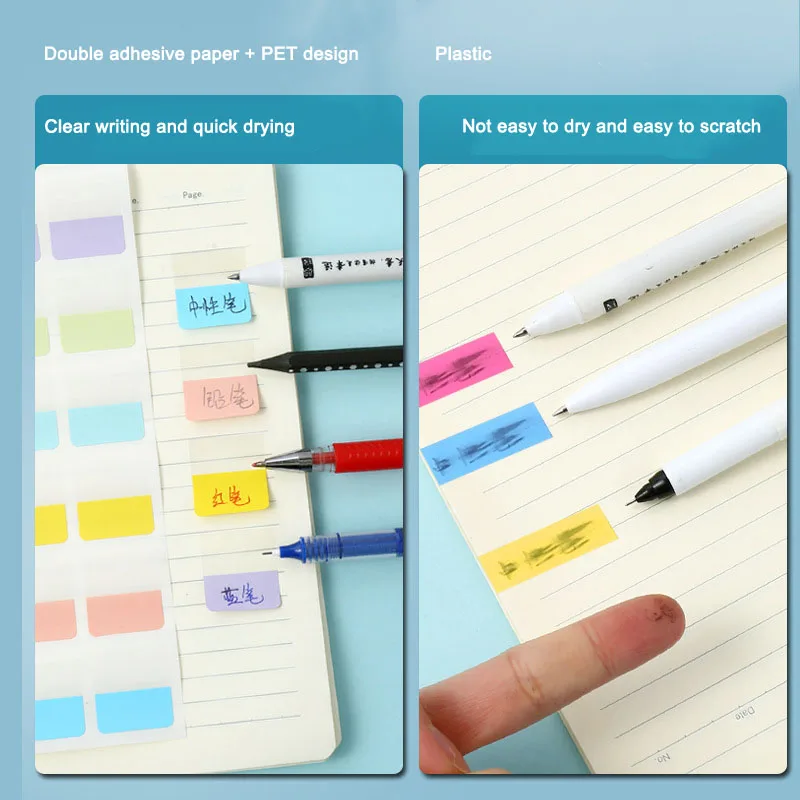 240PCS Sticky Notes Loose-leaf Paper Index Stickers Label Stickers Classification Instructions Sticky Strong Bookmark 5