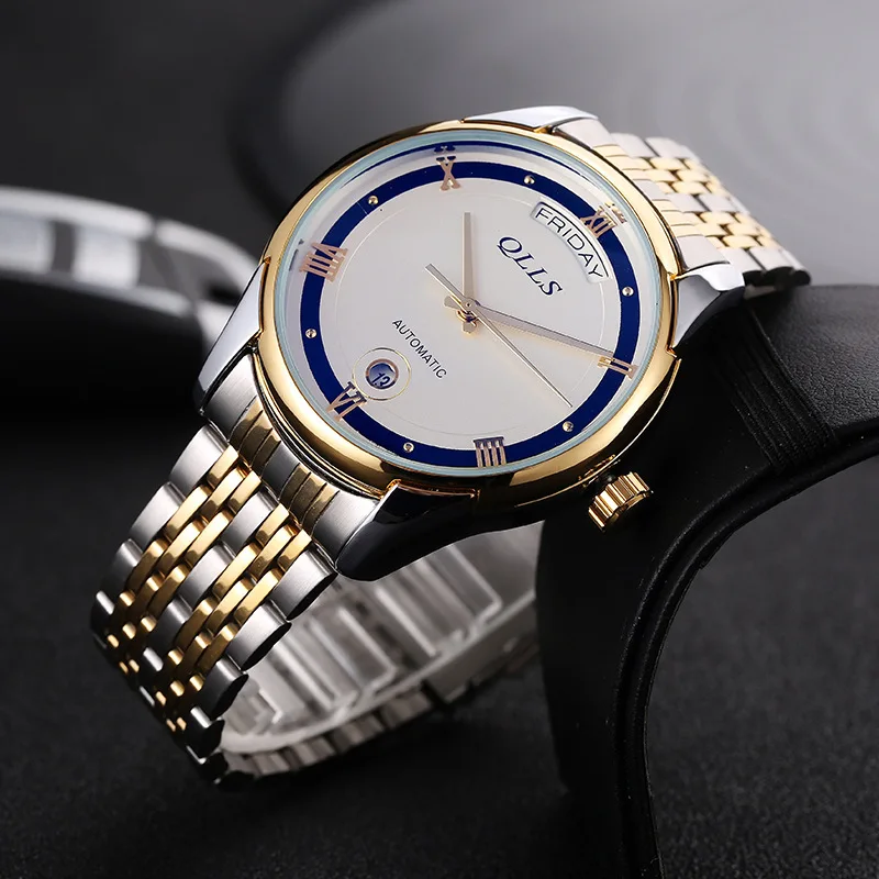 

2023 New Luxury Fully Automatic Mechanical Men's Watch Waterproof Calendar Business Watch Renoj