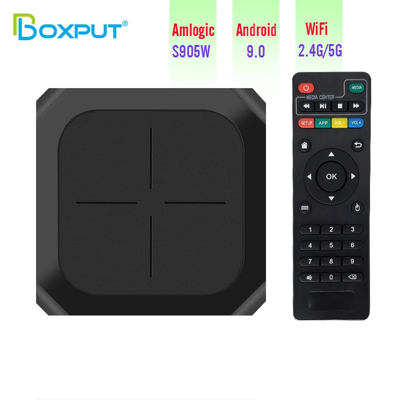 T96D Android 9.0 Smart Tv Box Amlogic S905W 2 Gb16Gb 4K Tvbox Quad Core 2.4 E 5G Wifi 100M 1080P 1Gb 8Gb Set Top Box