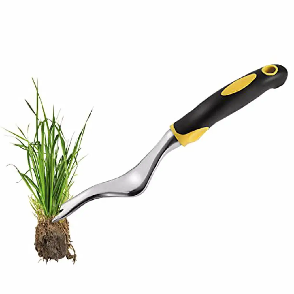 Aluminium Alloy Weeder Portable Handheld Silicone Handle Nonslip Garden Park Greenhouse Manual Weed Puller Weeding Tool 5