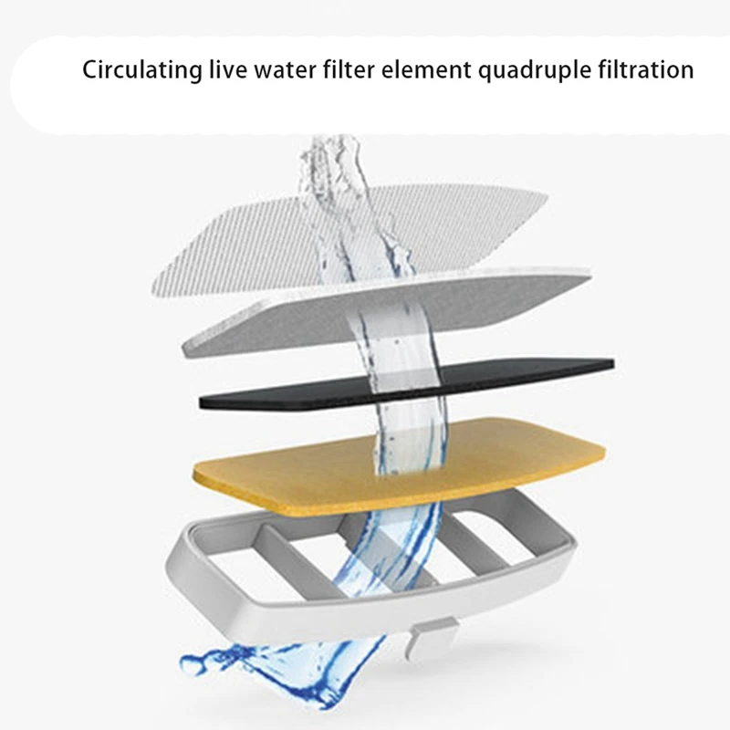 4X For Xiaomi Smart Pet Water Dispenser Replacement Filter Replacement Hose Pets Safe Drinking Water smart pet water dispenser