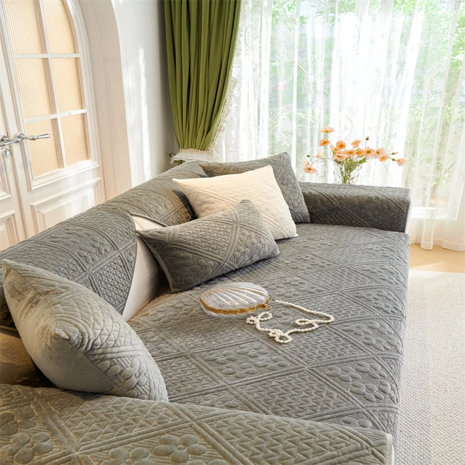 L-Shaped Sofa Cover for Pets