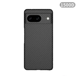 Pixel 8 Pro Carbon Case - Ultra - Thin Kevlar Aramid Fiber Magnetic Cover, Slim Matte Black Design - Google Pixel 8 (Black Hole 1500D)