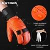 KUTOOK Goat Skin Winter Ski Gloves Mittens Thermal Skiing Snowboard Gloves for Men Leather Mountaineering Protection Accessories 2