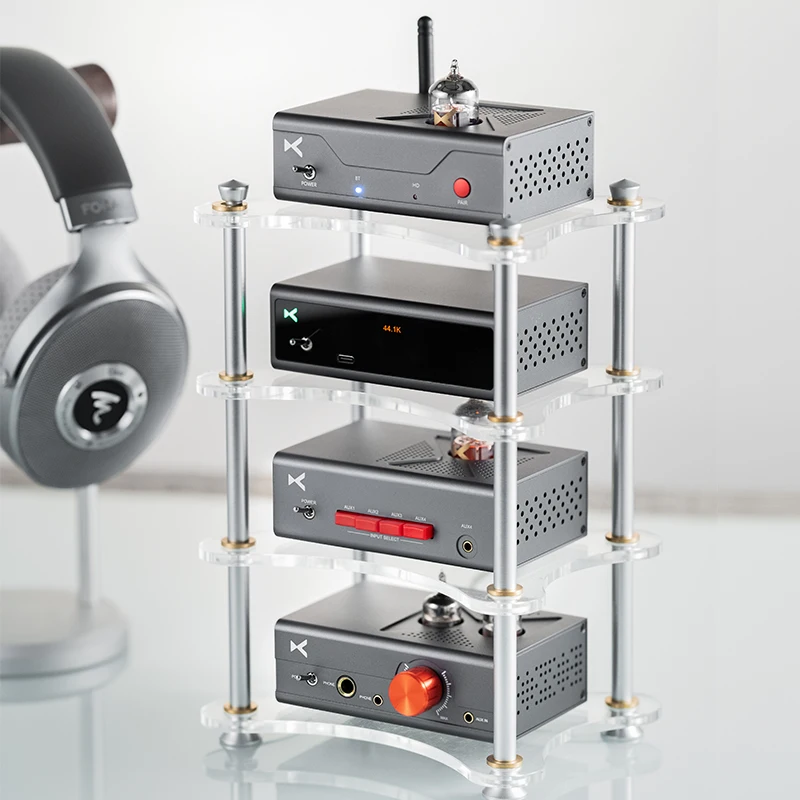 XDUOO X-R01 다층 아크릴 XR01 HIFI 랙 쌓기에 작은 Amps, 디코더 MT-602 MT-604 MU-604 등.