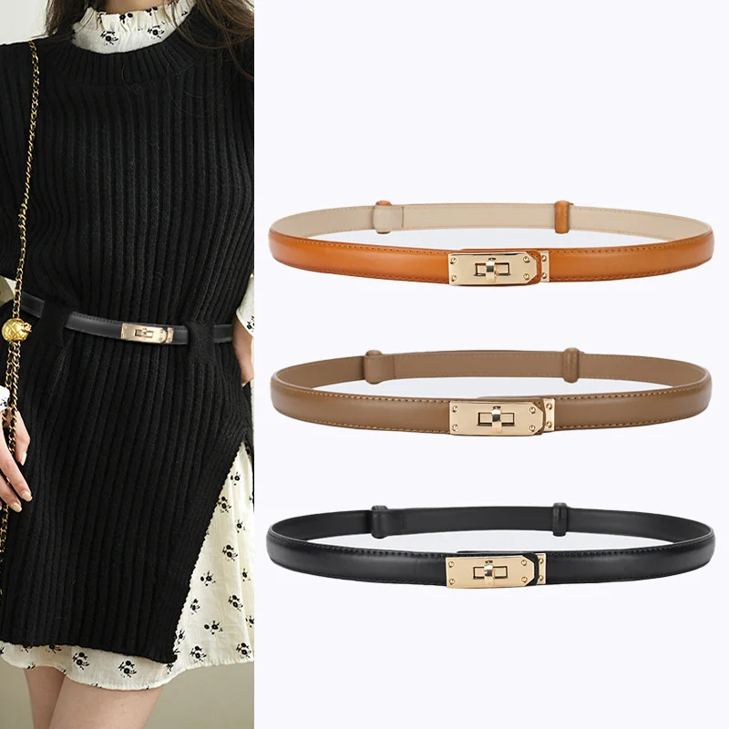 100-genuine-real-leather-Versatile-women-s-belt-h-family-Kelly-simple ...