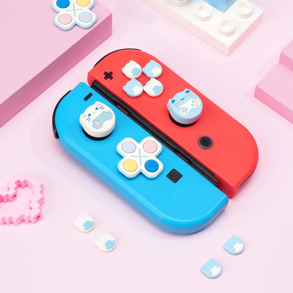 Bunny Nintendo Switch Controller Cute Joystick Caps GeekShare