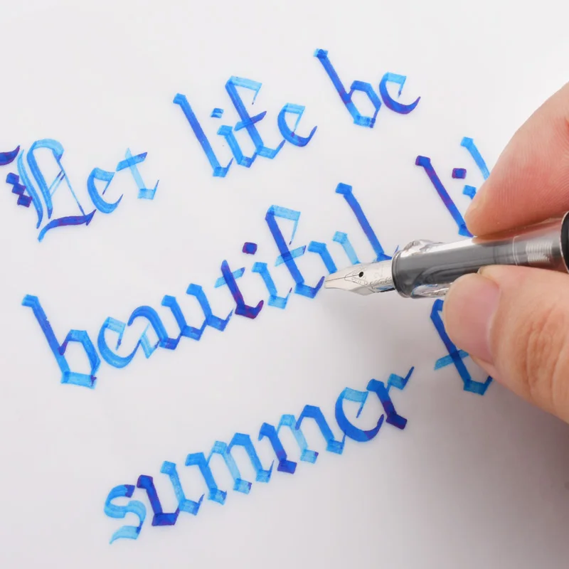 Flat Nib Wide Nib Parallel Gothic Calligraphy Art Font Writing