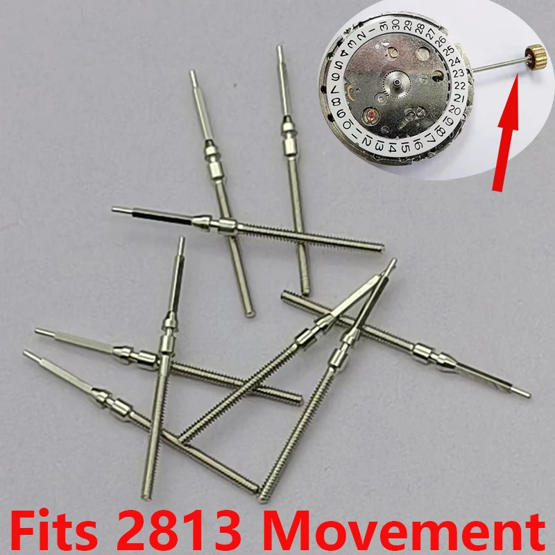 High-Quality Stainless Steel Watch Crown Stems - Set of 2/4