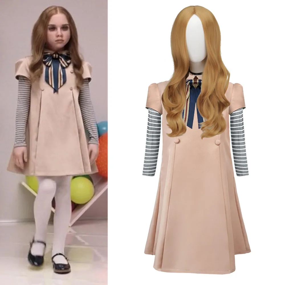 

M3GAN Cosplay Costume Dress for Kids Girls AI Doll Robots Two Thousand and Twenty-three Megan Dresses Uniform Halloween Costumes