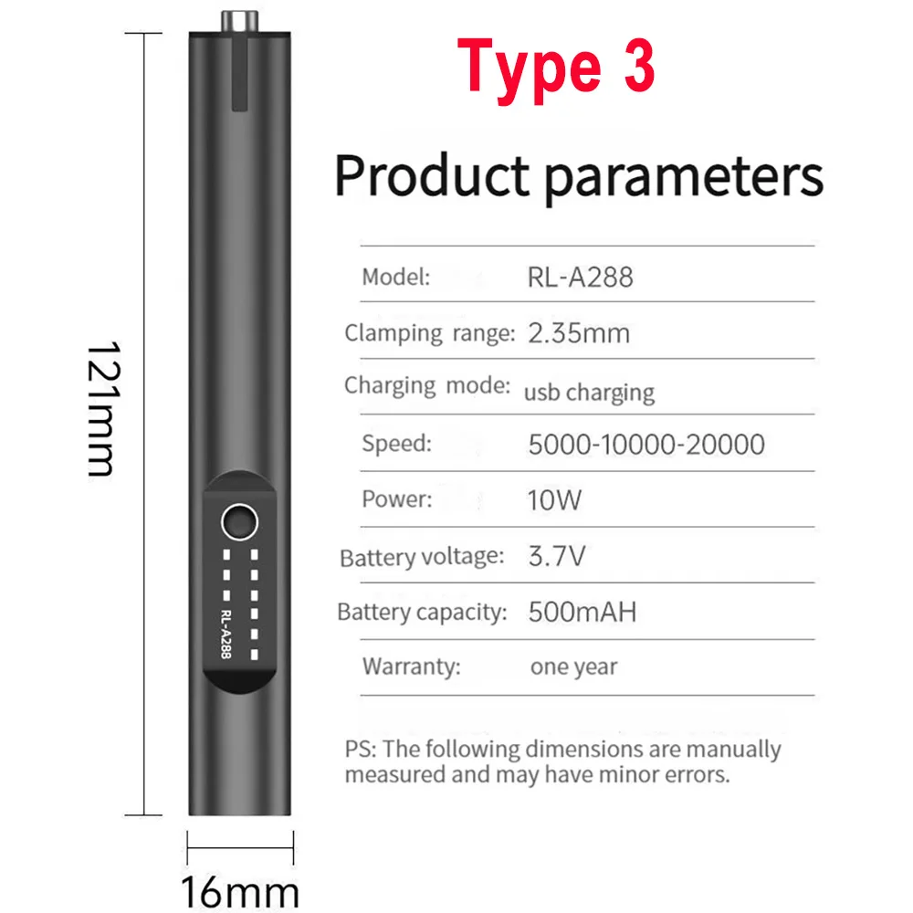 4.2V 5000-10000-18000r Electric Mini Grinder Engraving Pen Wireless Grinder Cordless Micro Rotary Tools Drill for Jewelry Metal 6
