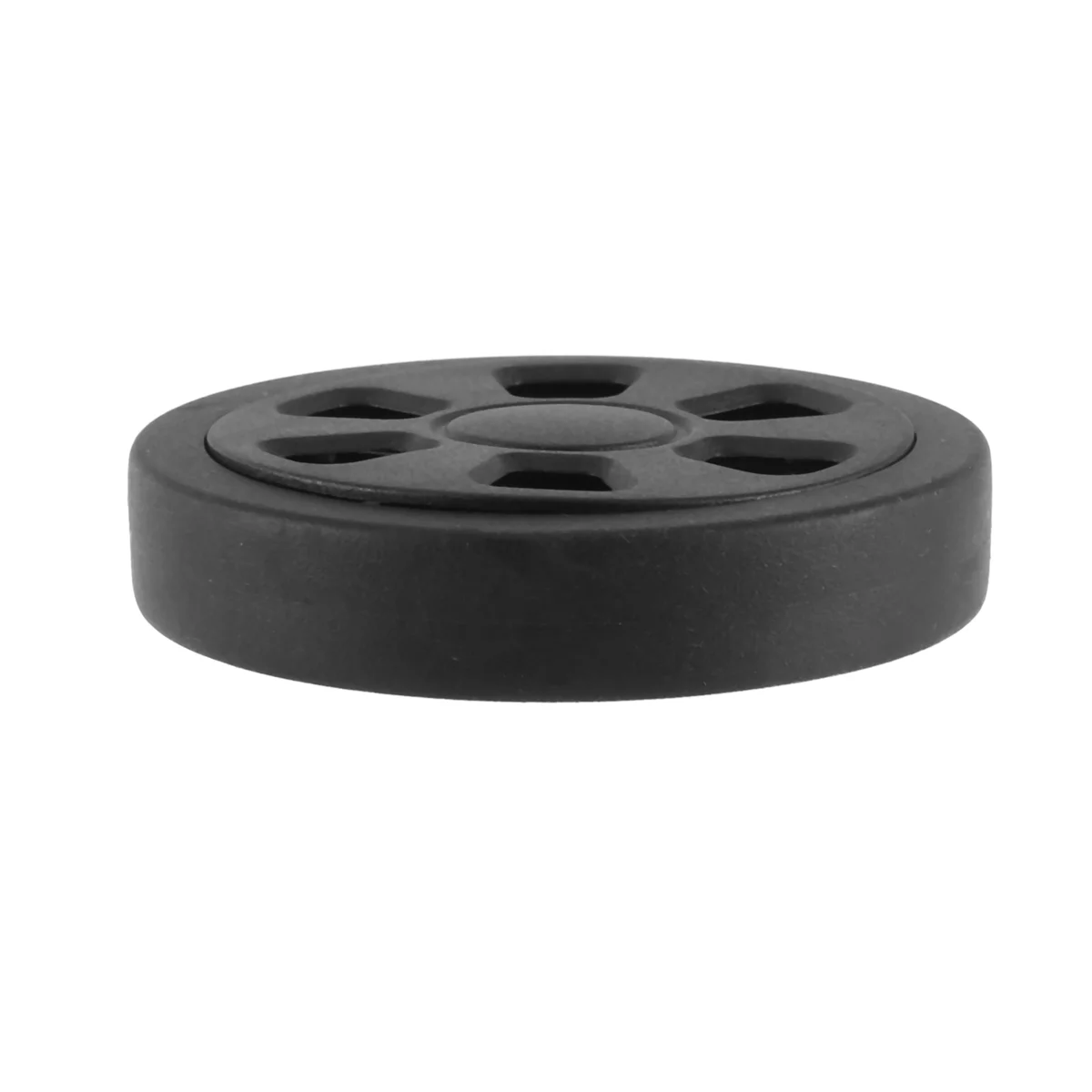 60mm x 12mm Luggage Wheels Replacement Wear Resistant Environmental Protection PU Suitcase Replacement Wheels BlaCk Pair